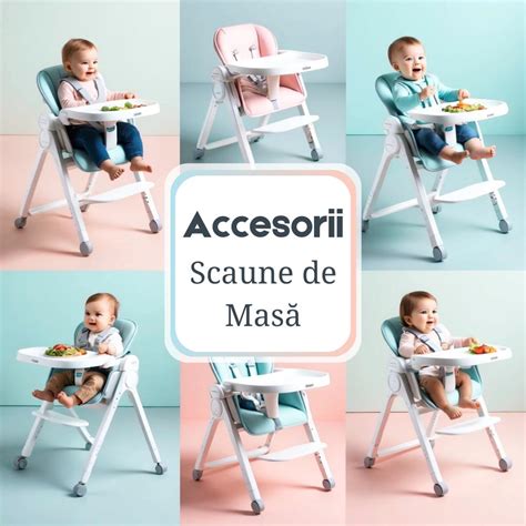 Infografic: Tipuri de scaune de masă pentru bebeluși