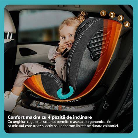 Infografic: Criterii de alegere a scaunului auto (siguranţă, ISOFIX, 5 puncte, rearward-facing, ADAC)