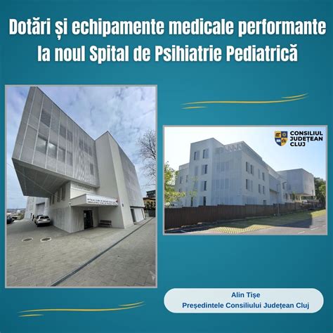 Exteriorul Spitalului Clinic de Psihiatrie Pediatrică Cluj
