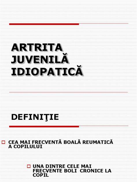 Grafic: prevalenta artritei idiopatice juvenile