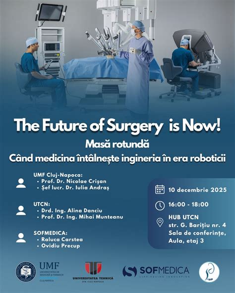 Infografie despre beneficiile chirurgiei robotice