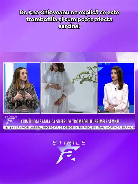 Infografic: Cascada coagulării și locul trombofiliei în sarcină