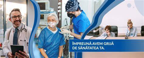 Infografic: structura Spital Pelican Oradea (ambulatoriu, departamente, Maternitate, laborator, imagistica)