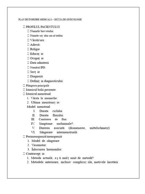 Diagramă a fluxului de îngrijire în secția de pediatrie