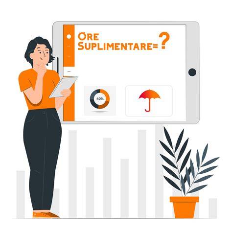 Infografic: O structură a orelor de muncă, pauzelor și orelor suplimentare