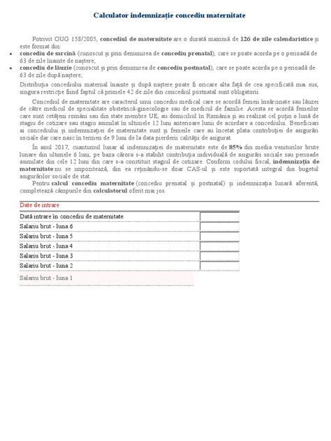Schema reglementărilor concediu maternitate - condiții, perioade, indemnizație