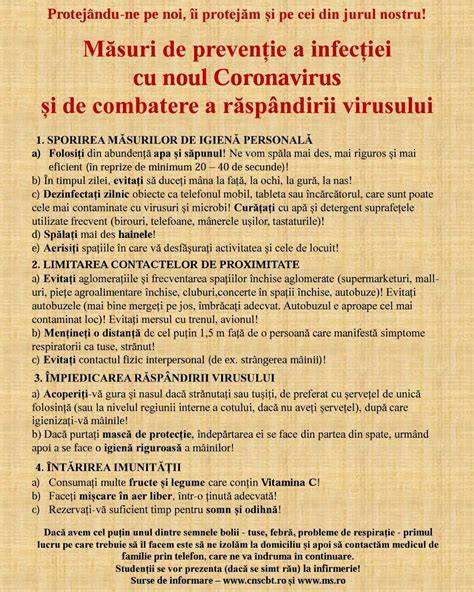Infografic - flux triaj internare, circuite covid/non-covid, masuri igienă