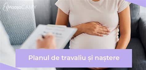 Infografic cu principalele poziții de travaliu și naștere