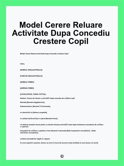 Infografic: Fluxul cererii concediu creștere copil