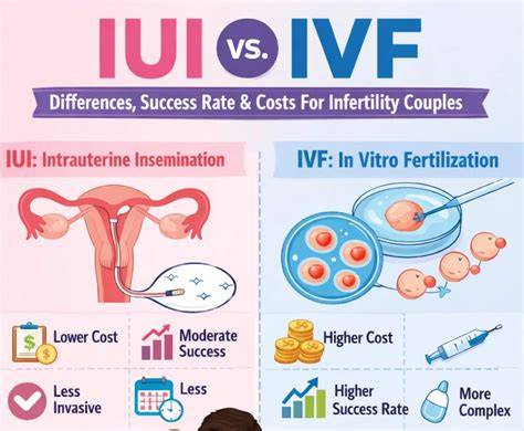 Schema financiare si rate de succes IUI vs FIV