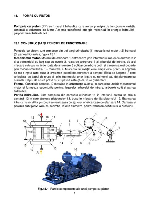 Schema de funcționare pompă injector diesel cu piston și ramă de control