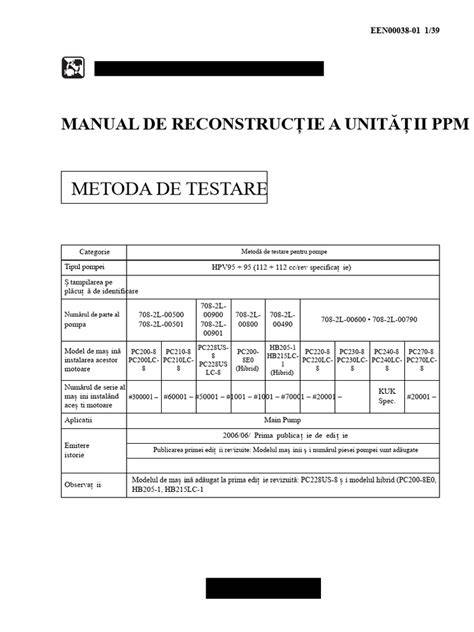 Diagrama secțională a pompei cu piston și a circuitului de alimentare cu ulei
