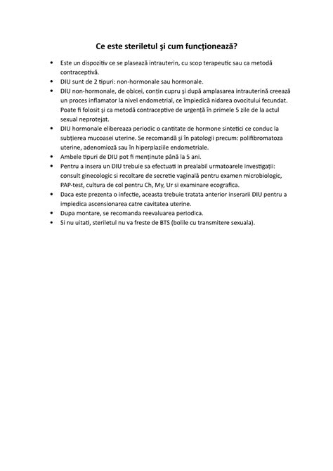 Infografic: Cum functionează steriletul si procesul de extractie