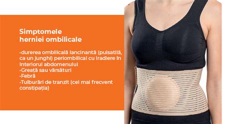 Schemă anatomică a herniei ombilicale