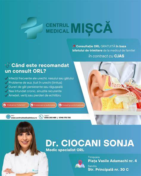 Infografic: Flux proceduri ORL de la consult la tratament