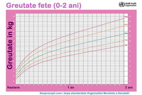 Grafic de crestere si schedule vaccinuri pentru sugari