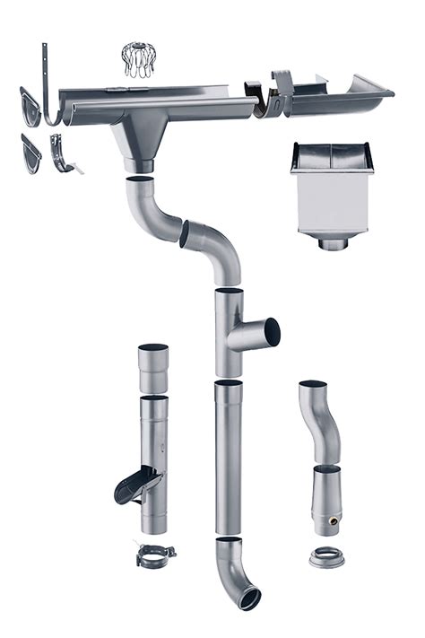 Sistem de jgheaburi și burlane din tablă titan-zinc