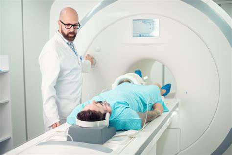 Imagine reprezentând o mașină RMN 1,5 T și spațiul departamentului