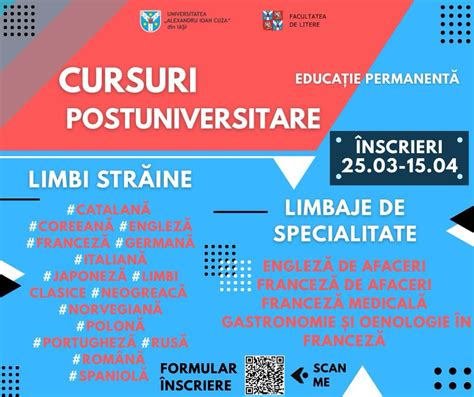 Infografic: Credite EMC/EFC si punctaj pentru cursuri postuniversitare