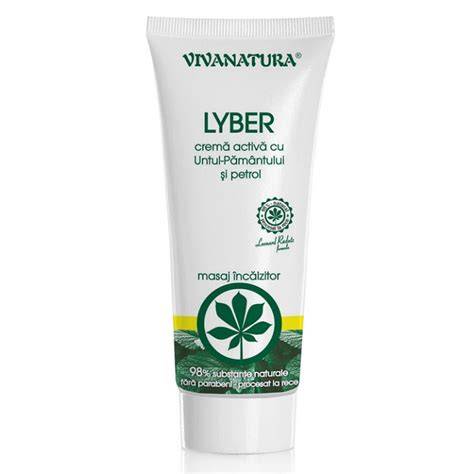 Imagine: componenta Untului Pamantului si plante medicinale in produs Lyber