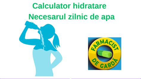 Grafice despre necesarul zilnic de hidratare în perioada postpartum