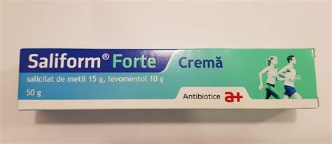 Diagramă structură ingrediente Saliform Forte