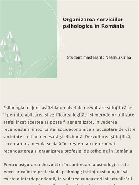 Infografie: fluxul serviciilor psihologice, logopedie și sexologie în cabinet
