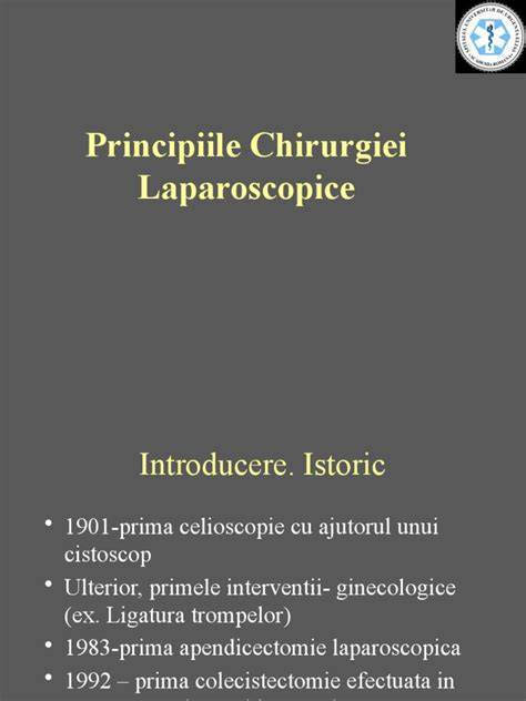 Schema chirurgiei gino-laparoscopice