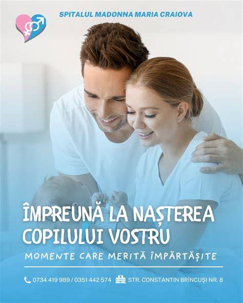 Infografic: Fluxul nașterii în maternitatea privată