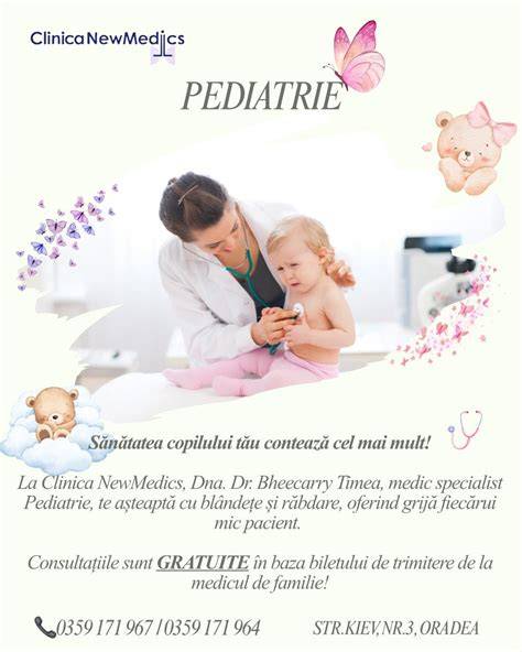 Infografic cu rolul și responsabilitățile unui pediatru în monitorizarea dezvoltării copiilor