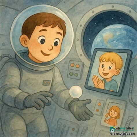 Ilustrație cu băiat zâmbitor purtând o medalie mică