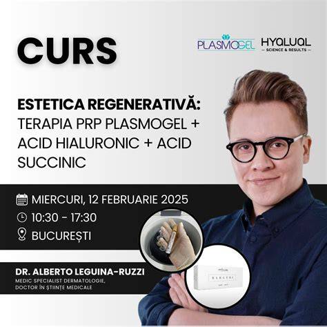 Infografic: fluxul tratamentelor PRP în dermatologie regenerativă și rolul microneedling-ului