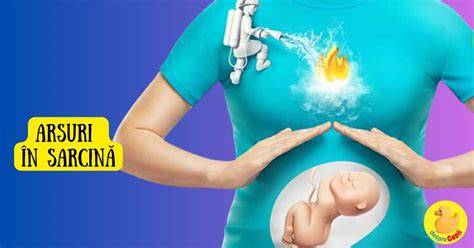 Infografic: Cum apare arsurile la stomac in timpul sarcinii si factorii de risc