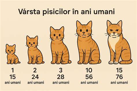 Infografic: etapele de hrănire a puiului de pisică de la naștere la înțărcare