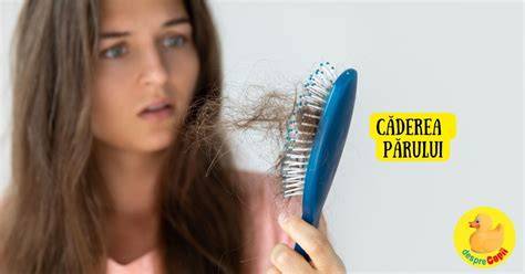 Infografic: cauze si etape ale caderii părului postpartum