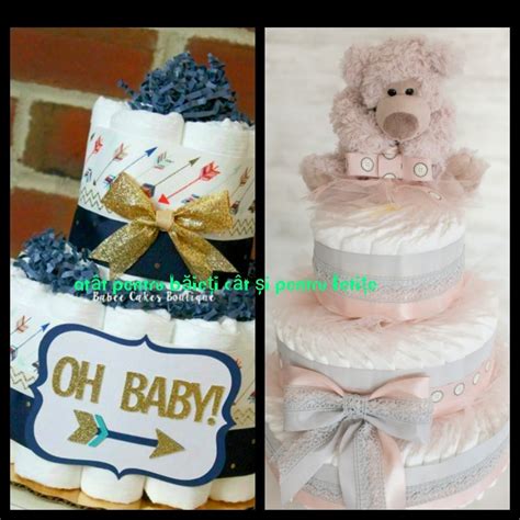 Galerie foto cu diverse modele de torturi din scutece