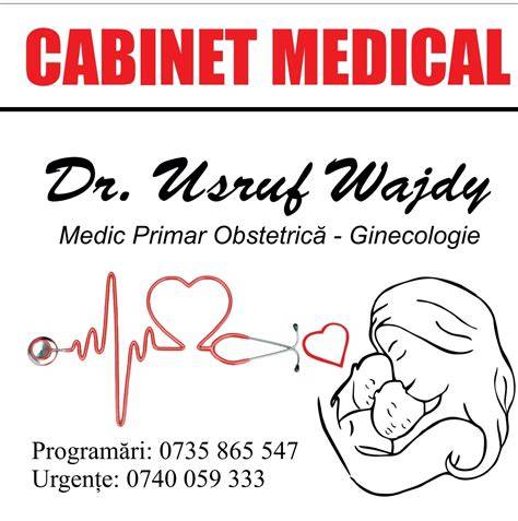 Infografic despre traseul profesional al Dr. Usruf Wajdy si serviciile oferite