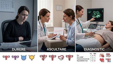 Schema vizualizării organelor pelvine prin ecografie transvaginală