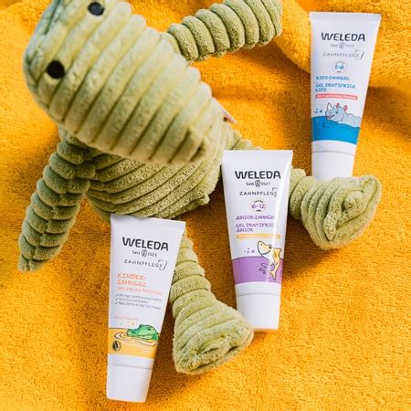 Diagrama comparativă: Gel dentar Weleda pentru copii vs. Weleda Kids 50 ml