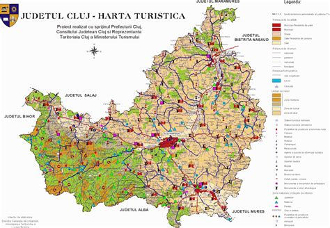 Resurse vizuale: hartă a Clujului cu trasee către hotel și zone de interes medical