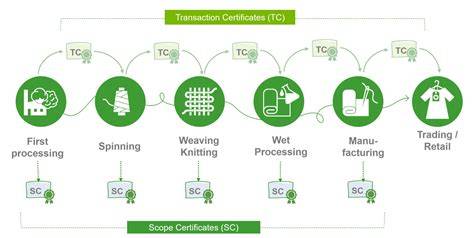 Infografic: scheme despre materialele GOTS si modal