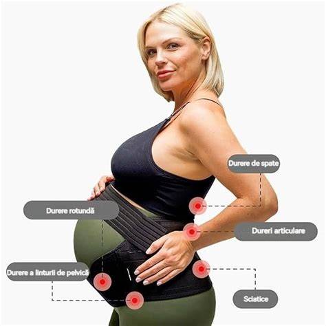 Pozicionare centuri gravide: banda pelvină sub abdomen, diagonala peste piept