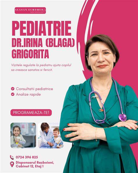 Scheme de flux al ingrijirii pediatrice integrate: consultatii, analize, diagnostic, tratament, monitorizare