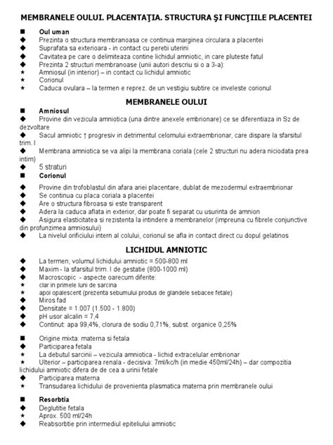 Infographic: Structura placentei si roluri trofoblastice