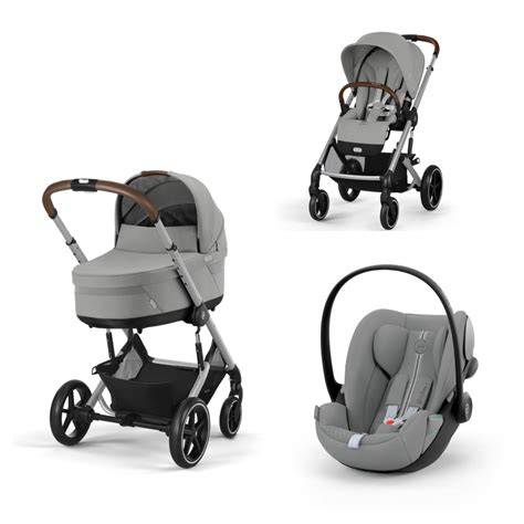 Balios S Lux 3 în 1 - imaginea unui cărucior Cybex cu landou, scoică și scaun sport