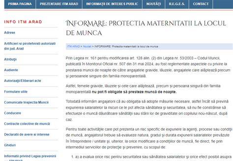 Graficul protectiei maternităţii la locul de muncă: obligaţii ale angajatorului, drepturi ale mamelor, mecanisme de reclamare