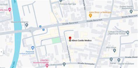 Strada Anton Pann nr. 12 - hartă spre clinică