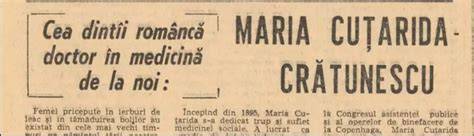 Infografic: Cronologie contribuții Maria Cuțarida-Crătunescu în medicina socială