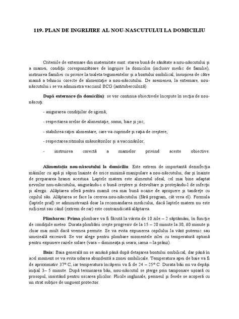 Schema flux de ingrijire a nou-nascutului cu greutate mica