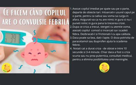 Infografic: Schimbarea temperaturii si aparitia convulsiilor febrile la copii